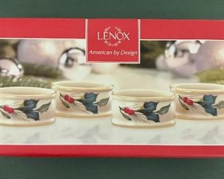 Lenox Holiday Napkin Rings 