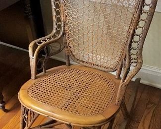 Vintage Cane Rocker 