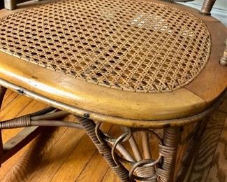 Vintage Cane Rocker 