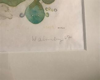 Signed Lithograph by William Walmsley 