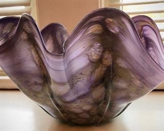 Ruffle Glass Art by Thomas P. Kelly 