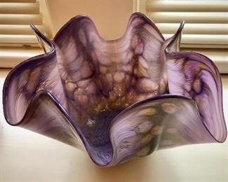 Ruffle Glass Art by Thomas P. Kelly 
