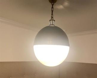 Unusual egg shaped pendant light