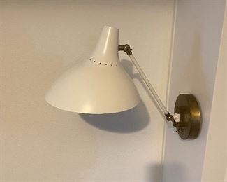 White reading lamp