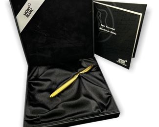 Montblanc Gold Plated Western Germany Fountain Pen