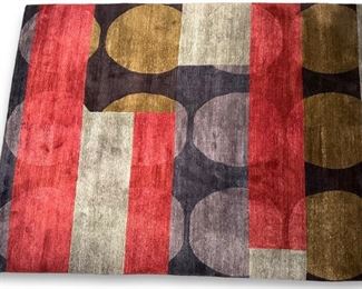 Tufenkian Tibetan Hand Knotted Modern Wool Rug