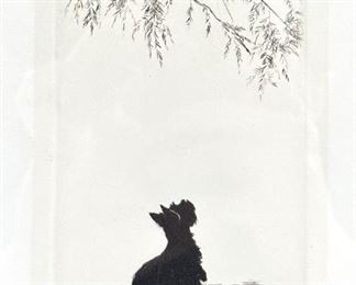 Marguerite Kirmse "Spring Song" Etching