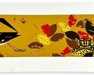 Charley Harper "Fall Leaves" Serigraph