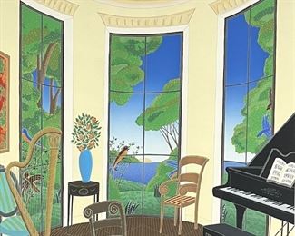 Thomas McKnight "Tanglewood" Serigraph 1983