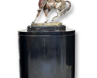 C.A. Pardell "Visonary" Bronze Sculpture W/ Stand