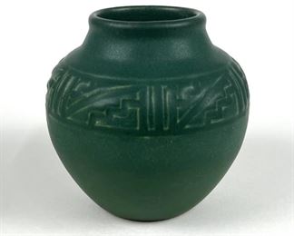 Rookwood Pottery Matte Green Vase 1909