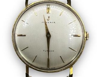 14K Gold Juvenia Mens Watch