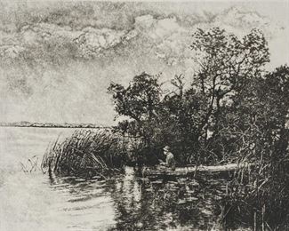 Herbert Fink Etching 1978