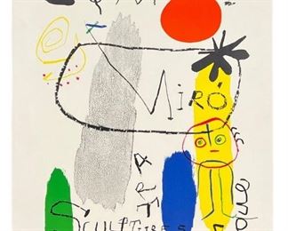 Joan Miro Galerie Maeght Poster