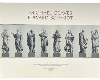 Michael Graves Edward Schmidt Signed Poster EA