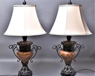 Elegant Urn Shaped Table Lamps (2)
