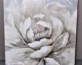 Nanette Lepore Canvas Art - Abstract Gardenia
