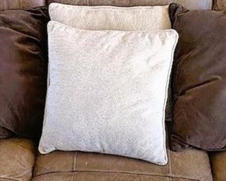 Stylish Beige & Brown Throw Pillows (4)
