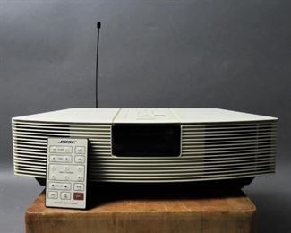 BOSE Wave Radio Model AWR1-1W AM/FM Ivory/Remote
