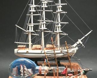 Masted Model Ships- Constitution + (6)
