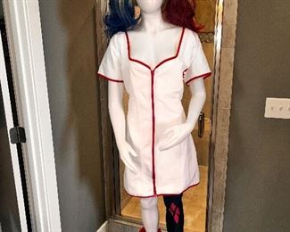 Harley Quinn Costume with wig, shoes and accessories