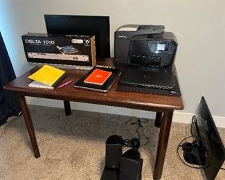 more computer monitors and equipment