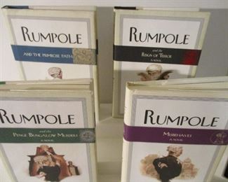 4 HARDBACK BOOKS BY JOHN MORTIMER FROM HIS "RUMPOLE" SERIES.     $15