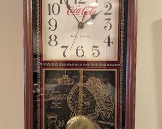 Coca Cola reproduction clock