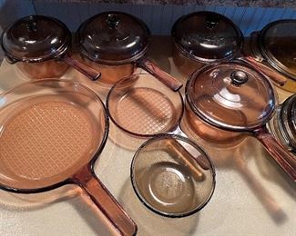 lots of Visions cookware