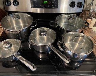 heavy stainless steel pots and pans