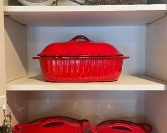 red casseroles