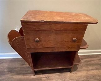 vintage homemade side table