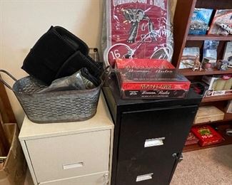 file cabinets, Alabama door hanger, pistol cases