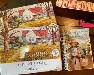 2 Jack Deloney books and one cookbook