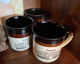3 Hardee's mugs