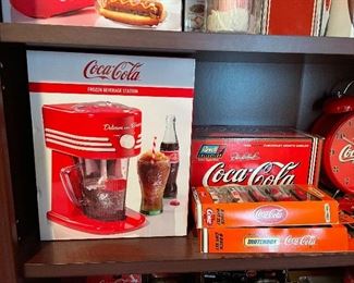 more cars and trucks, soda fountain