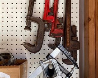 wrenches, clamps