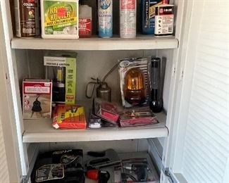 misc tools, cleaners, oils