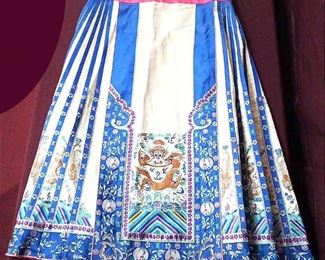 008 Authentic Chinese Silk Wedding Skirt