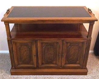 Classic American Of Martinsville Buffet Table On Casters