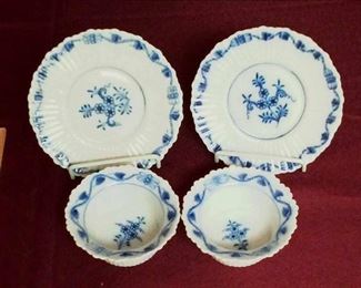 Meissen German Blue And White Porcelain