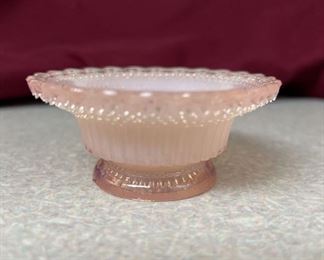 Vintage Rose Pink Jewelry Dish