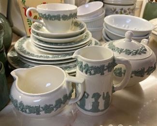 Wedgwood reverse blue on white Jasperware 