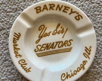 Barney's Market Club restaurant Chicago ashtray