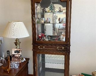 Jasper Cabinet lighted curio cabinet