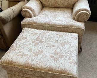 matching chair with ottoman