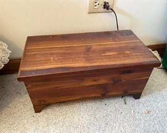 Wood doll trunk
