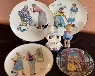 Gorham Limited Edition Norman Rockwell Plates More