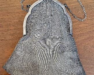 Antique Sterling Silver Evening Purse