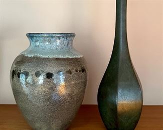 Lots of cool pieces! Pottery and Japanese Bronze